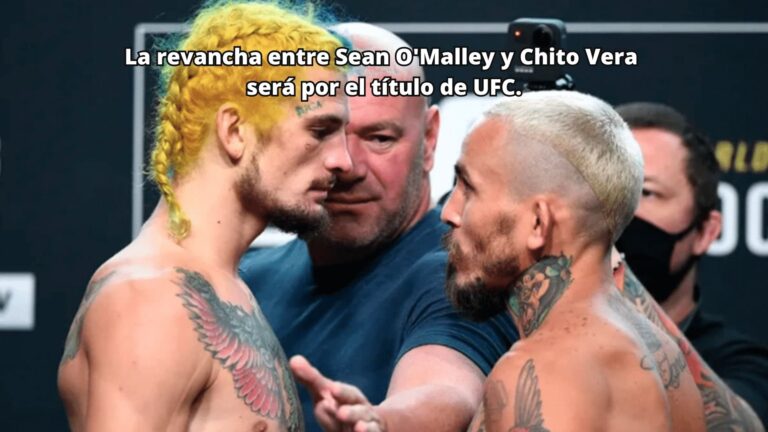 La revancha entre Sean O’Malley y Chito Vera será por el título de UFC.